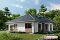 Проект коттеджа Камелия - зеркальное отражение